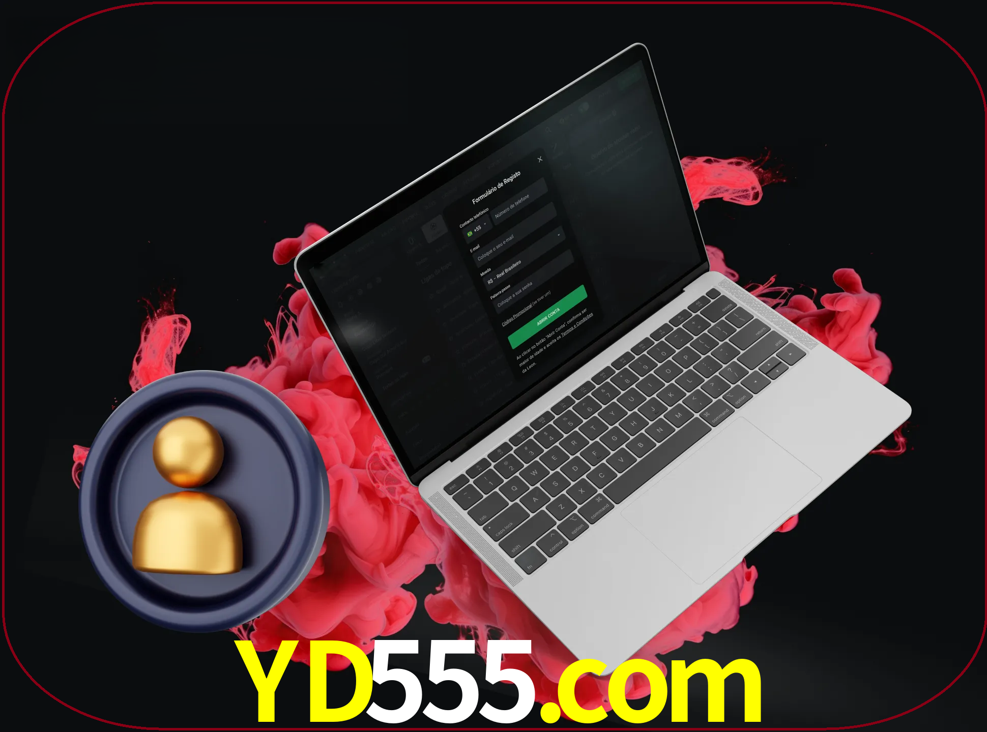 No cabeçalho do site yd555, clique no botão que o levará a um formulário especial onde terá de introduzir as suas informações actuais.