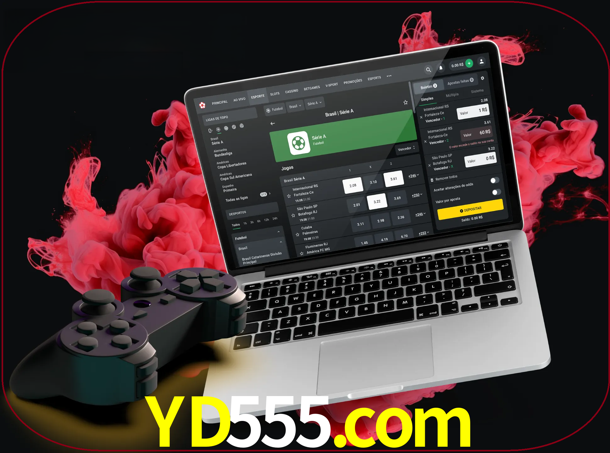 Visite a secção especial de jogos de vídeo em yd555 para descobrir em que jogos pode apostar e ganhar muito dinheiro.